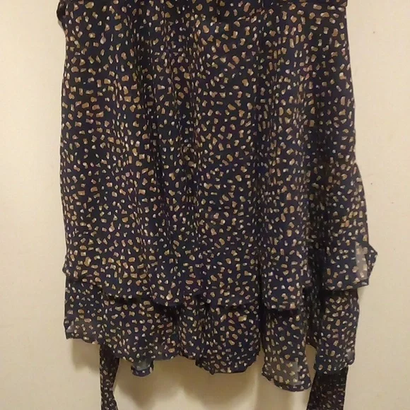 NIP Fixmatti Cute Spaghetti Strap V Neck Backless Ruffle Skirt Romper - Small - Picture 7 of 13